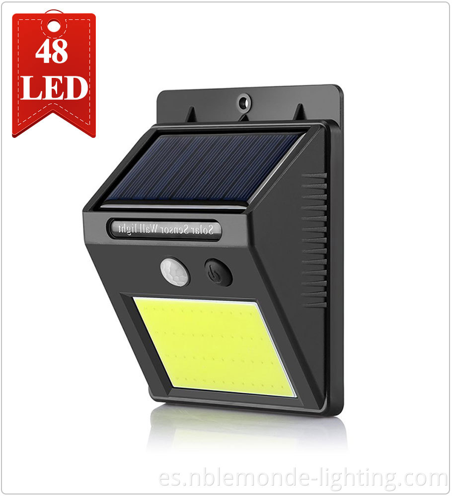 Motion-Sensing Solar Street Lamp 